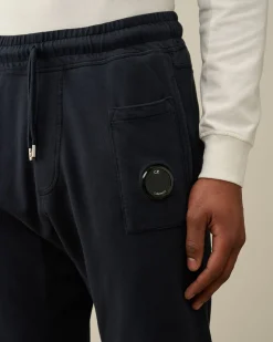 Online C.P. Company Diagonal Forhojede Fleece Cargo Joggingbukser Stjernelys Bla