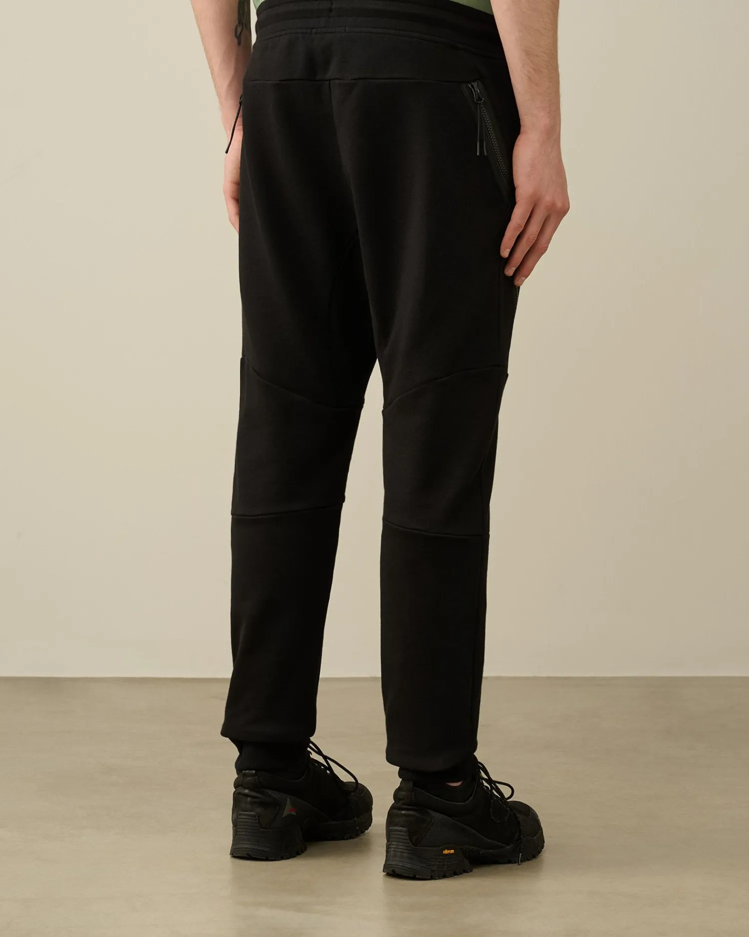 Shop C.P. Company Diagonal Forhojede Fleece Cargo Joggingbukser Ivy Gron