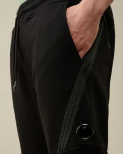 Shop C.P. Company Diagonal Forhojede Fleece Cargo Joggingbukser Ivy Gron