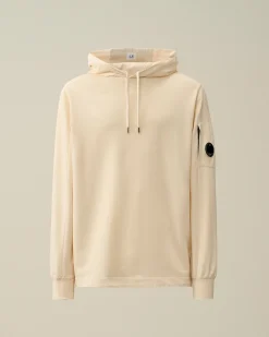 Shop C.P. Company Diagonal Haevet Fleece Blandet Aftagelig Sweatshirt Sort