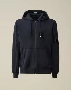 Hot C.P. Company Diagonal Haevet Fleece Haettetroje Ivy Gron