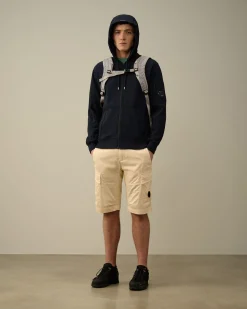 Hot C.P. Company Diagonal Haevet Fleece Haettetroje Ivy Gron