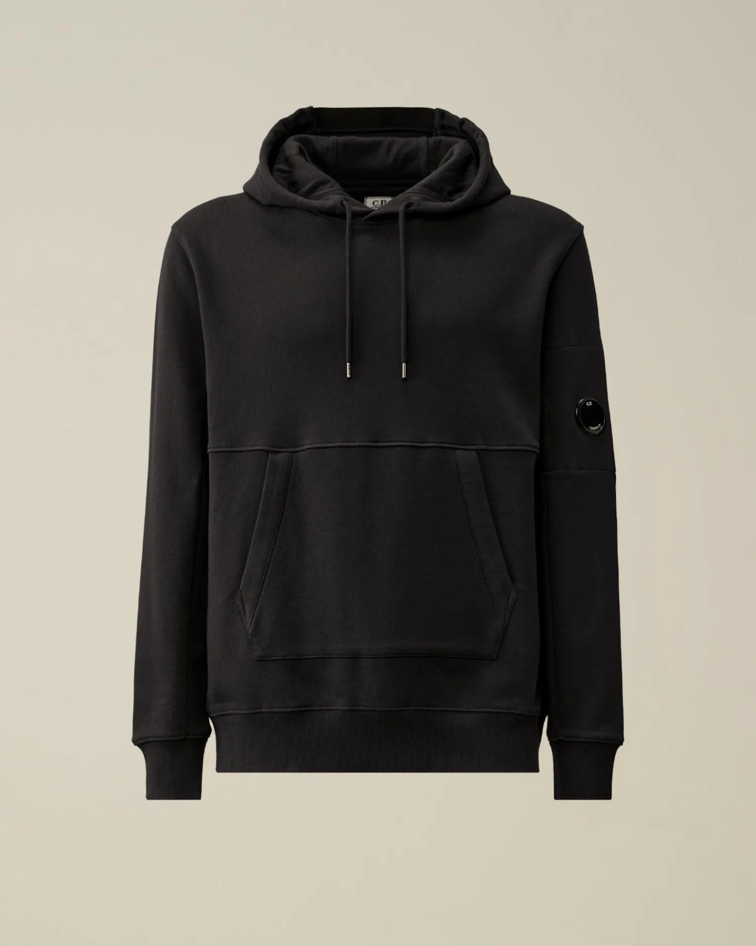 Best Sale C.P. Company Diagonal Haevet Fleece Sweatshirt Med Lynlas Stjernelys Bla