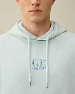 Cheap C.P. Company Diagonal Haevet Fleece Sweatshirt Blaek Bla