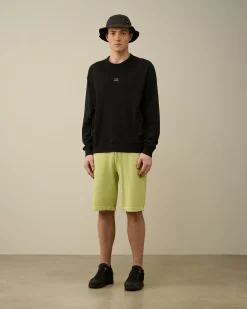 Sale C.P. Company Diagonal Haevet Fleece Sweatshirt Rod Knop