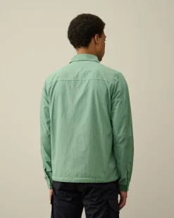 Discount C.P. Company Flad Nylon Overtrøje Green Bay
