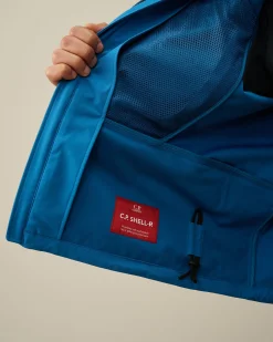 New C.P. Company Flad Nylon Vendbar Haettejakke Blaek Bla