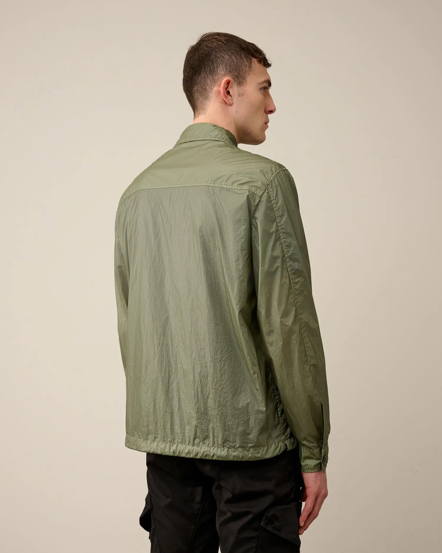 Cheap C.P. Company Gabardine Pockets Skjorte Sort