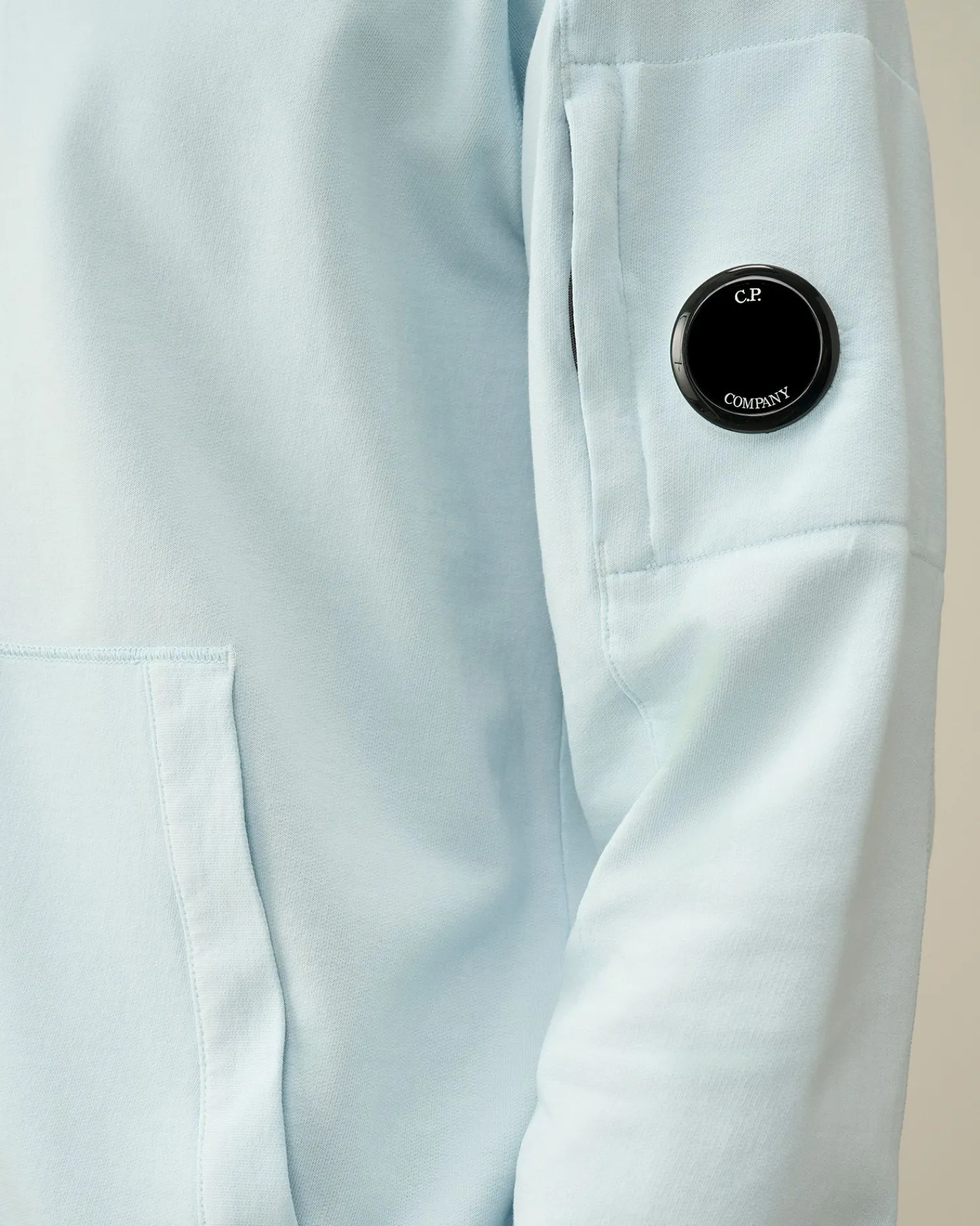 Shop C.P. Company Haettetroje I Let Fleece Total Eclipse-Blue