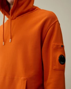 Shop C.P. Company Haettetroje Med Diagonal Fleece I Bomuld Hvid Paere