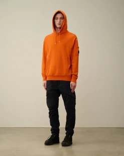 Shop C.P. Company Haettetroje Med Diagonal Fleece I Bomuld Hvid Paere