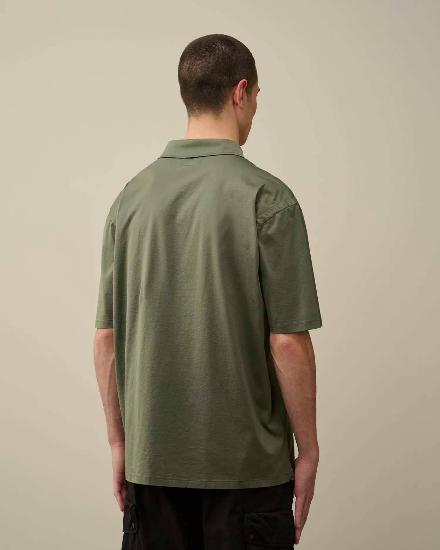 Best C.P. Company Jersey No Gravity Poloshirt Total Eclipse-Blue