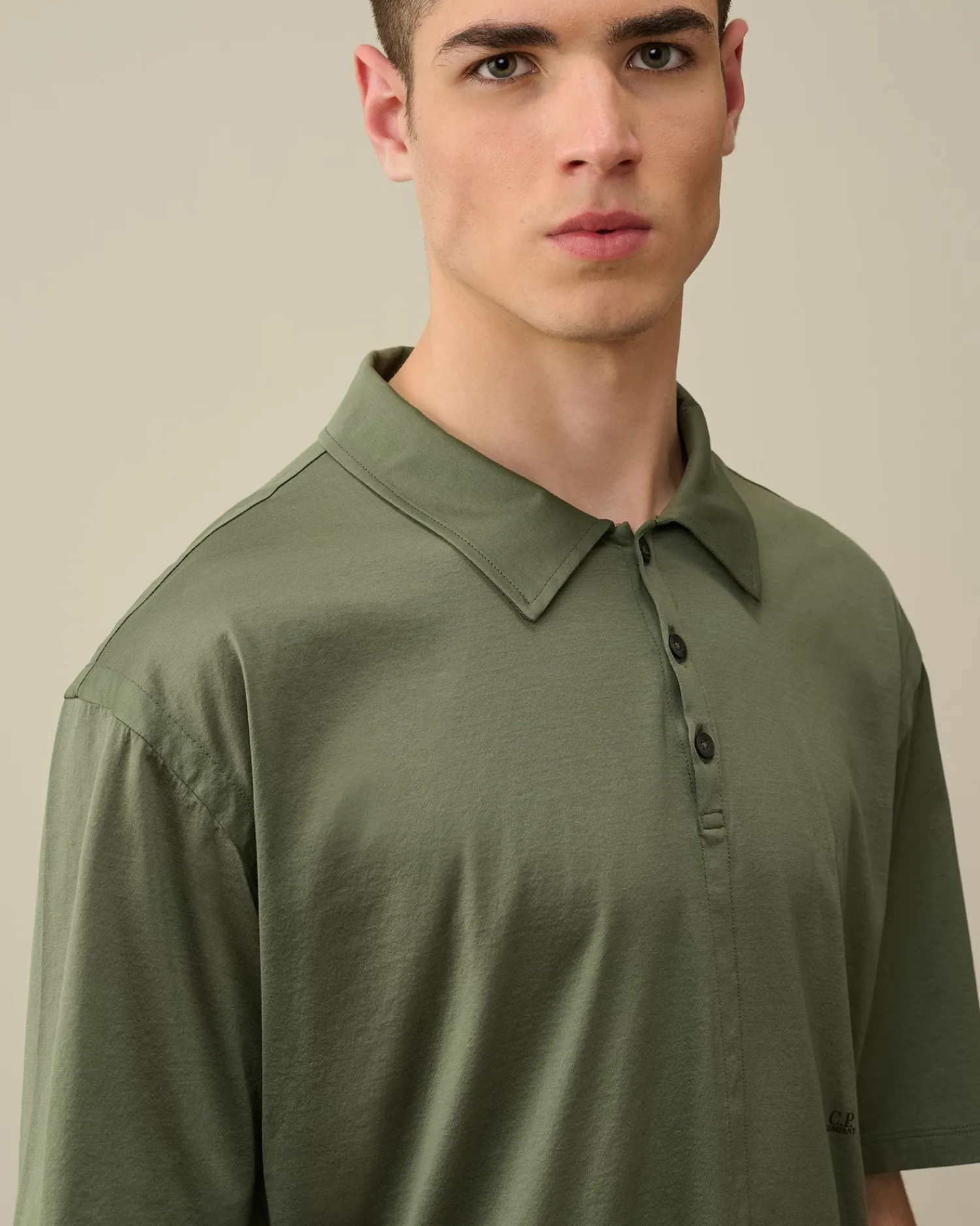 Best C.P. Company Jersey No Gravity Poloshirt Total Eclipse-Blue