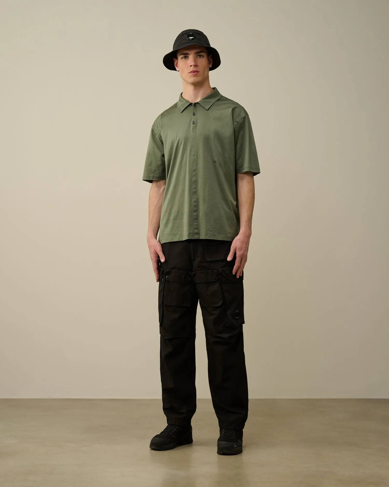 Best C.P. Company Jersey No Gravity Poloshirt Total Eclipse-Blue