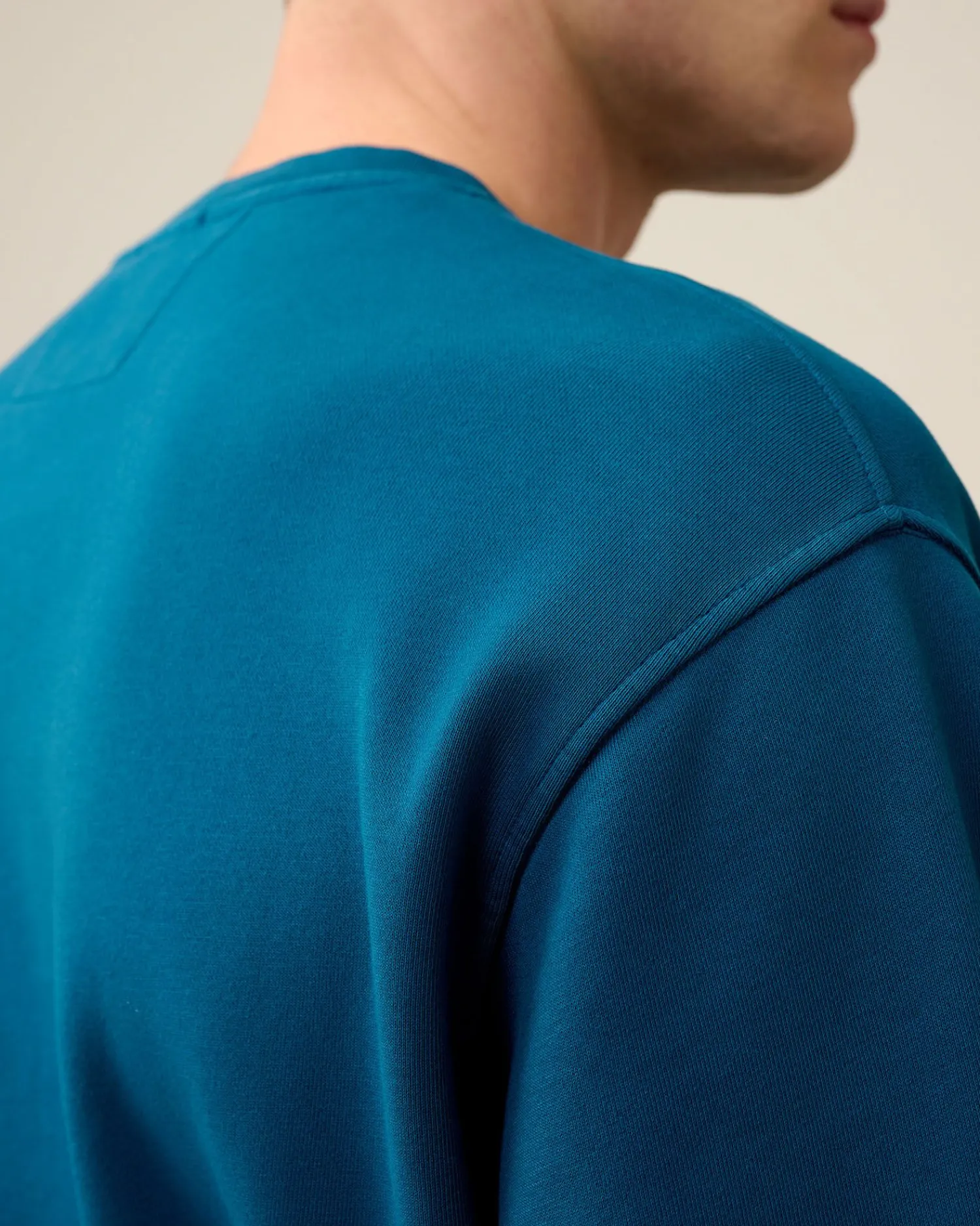 Store C.P. Company Let Fleece Haettetroje Med Lynlas Ivy Gron