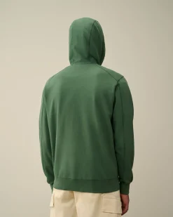 Flash Sale C.P. Company Let Fleece Haettetroje Med Lynlas Pistacie Shell-Beige