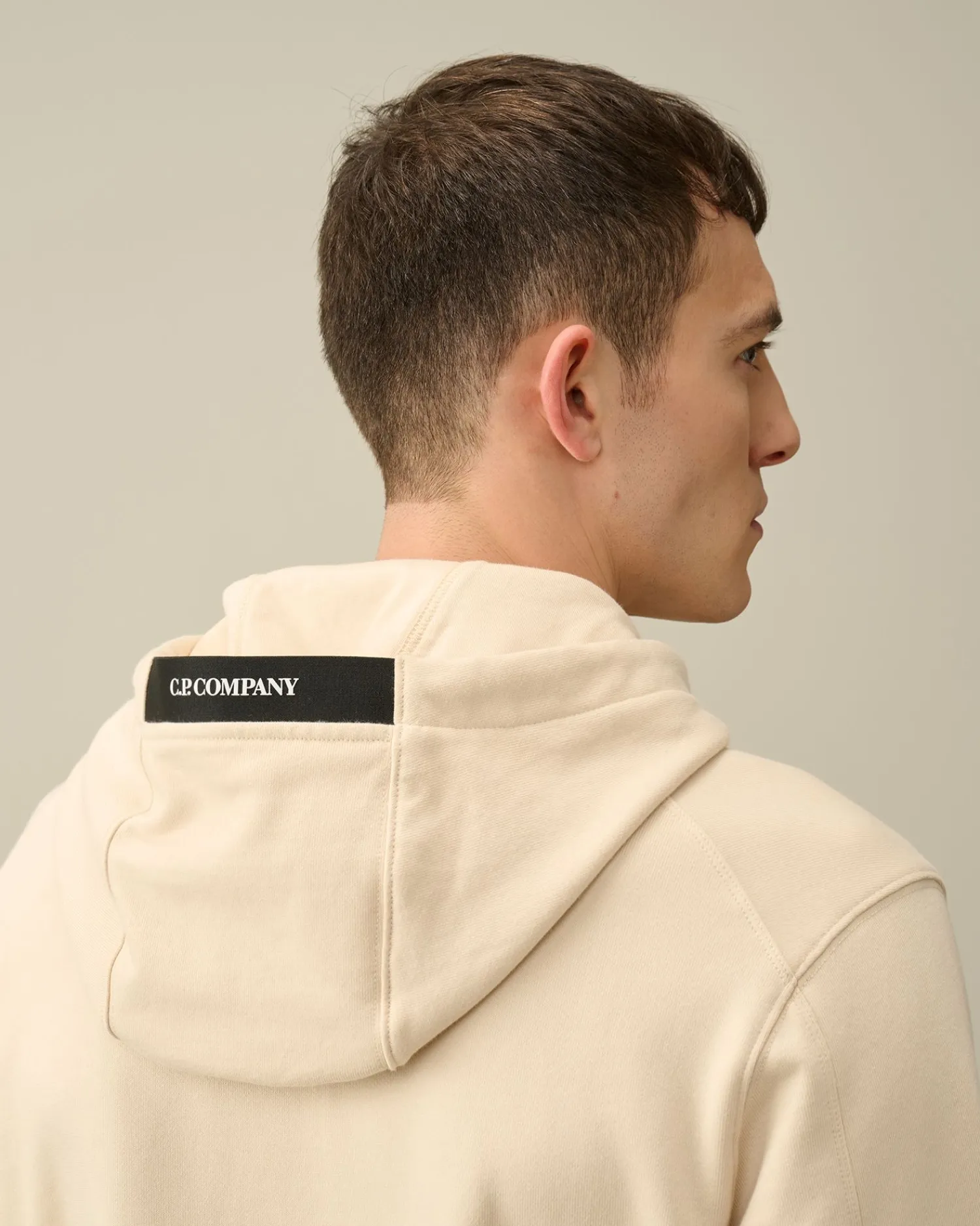 Store C.P. Company Let Fleece Sweatshirt Pistacie Shell-Beige
