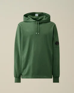 Store C.P. Company Let Fleece Sweatshirt Med Lynlas Stjernelys Bla