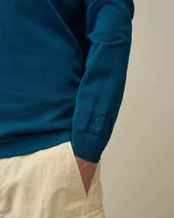 Cheap C.P. Company Let Frotte Strikket Haettetroje Gaze Hvid