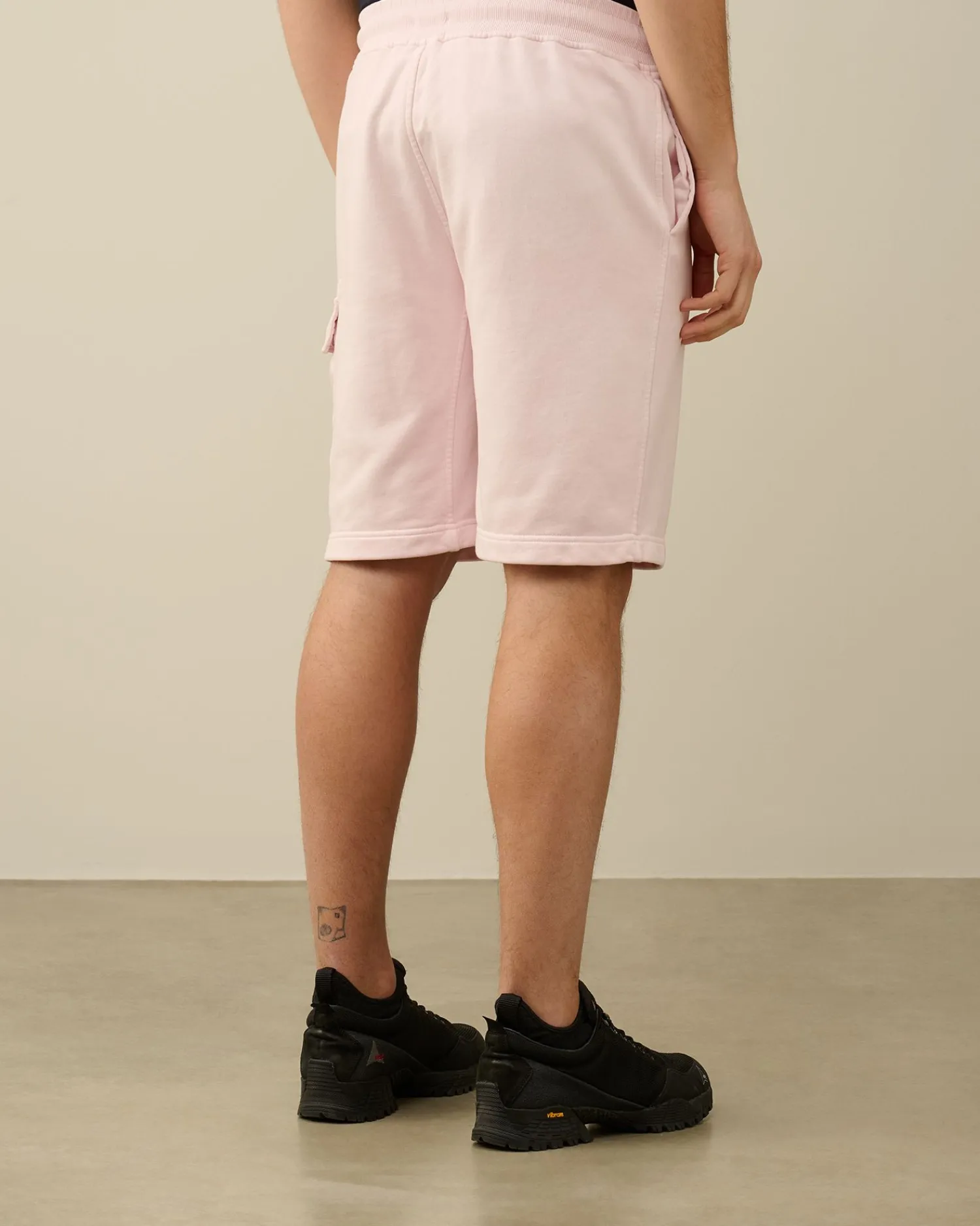 New C.P. Company Light Fleece Utility Joggingbukser Rod Knop