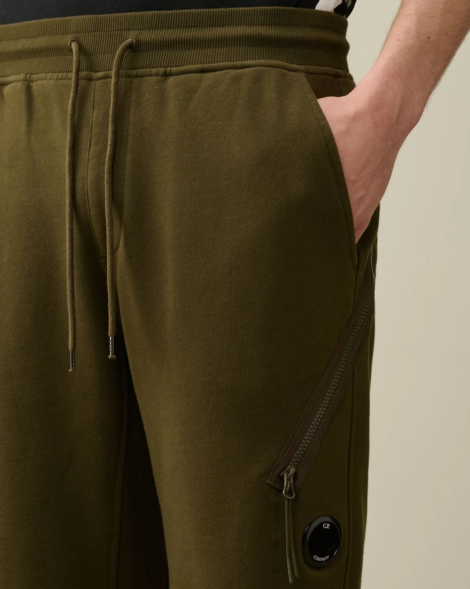 Fashion C.P. Company Light Fleece Utility Joggingbukser Sort