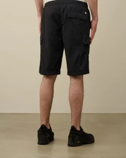 Best Sale C.P. Company Light Fleece Utility Shorts Gra Melange
