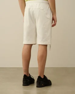 Outlet C.P. Company Light Fleece Utility Shorts Ivy Gron