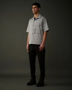 Clearance C.P. Company Metropolis Series Gabardine Skjorte Sort