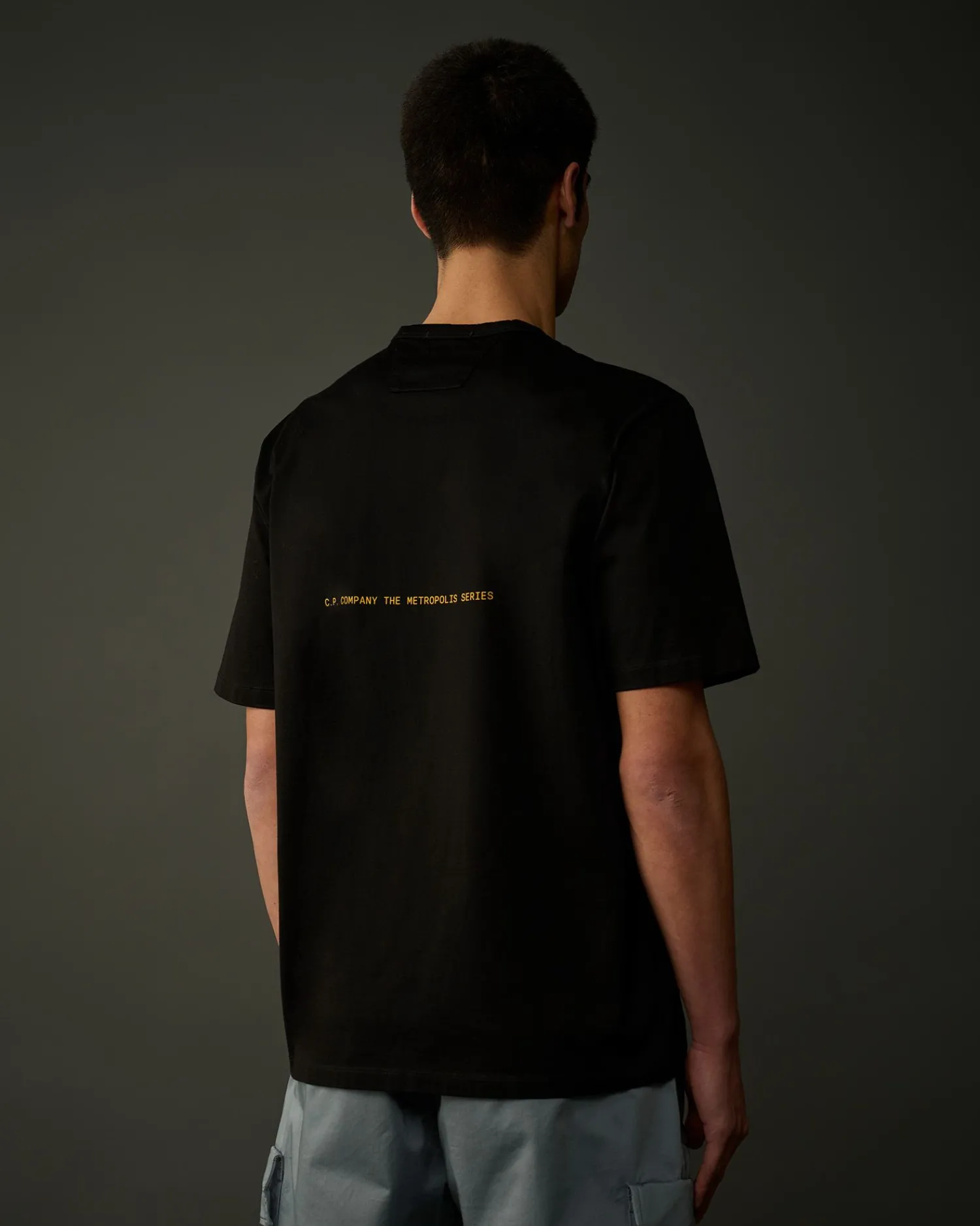 Discount C.P. Company Metropolis Series Mercerized Jersey Urban Mobility T-Shirt Hvid