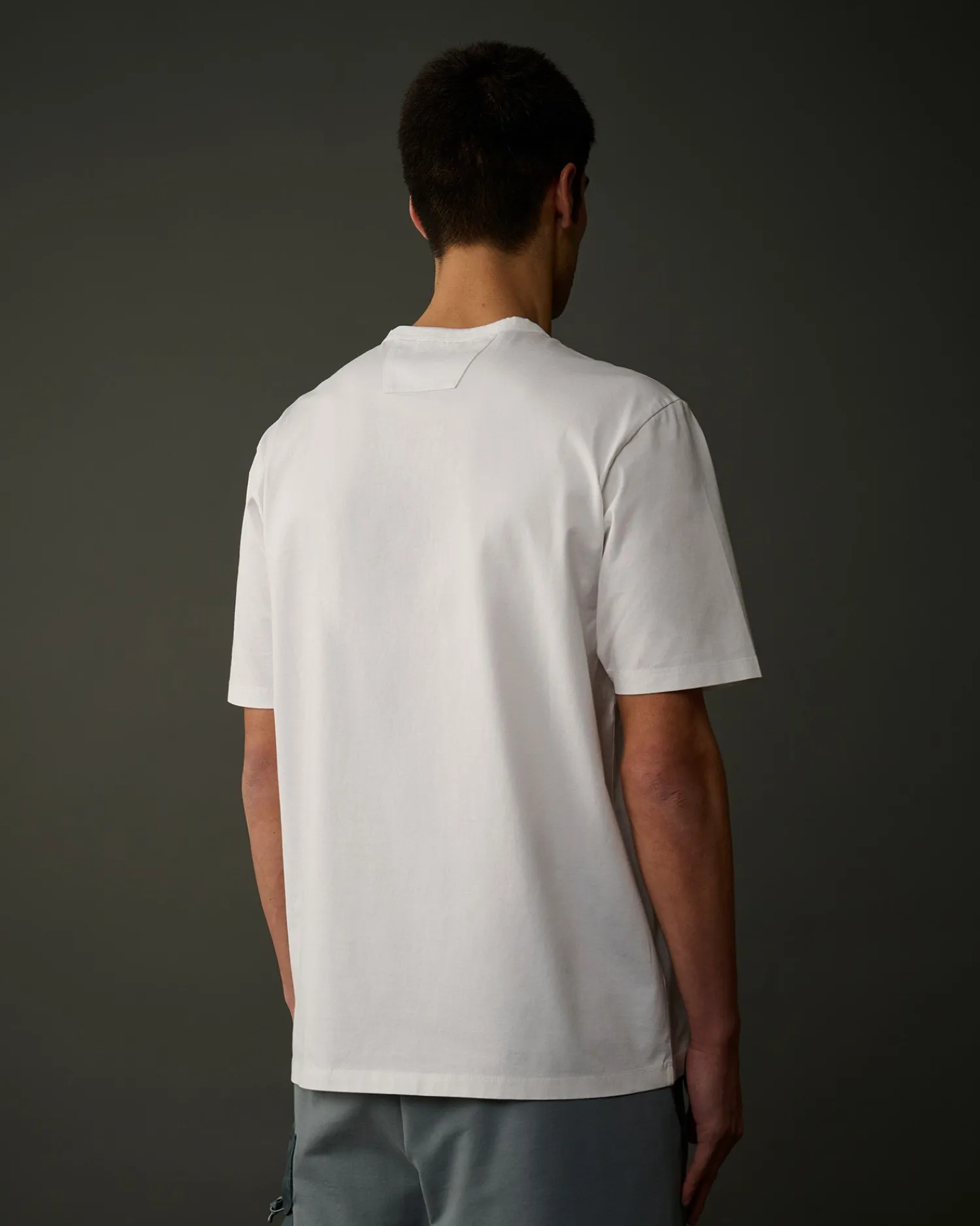 Store C.P. Company Metropolis Series Mercerized Jersey Grafisk Metro T-Shirt Sort