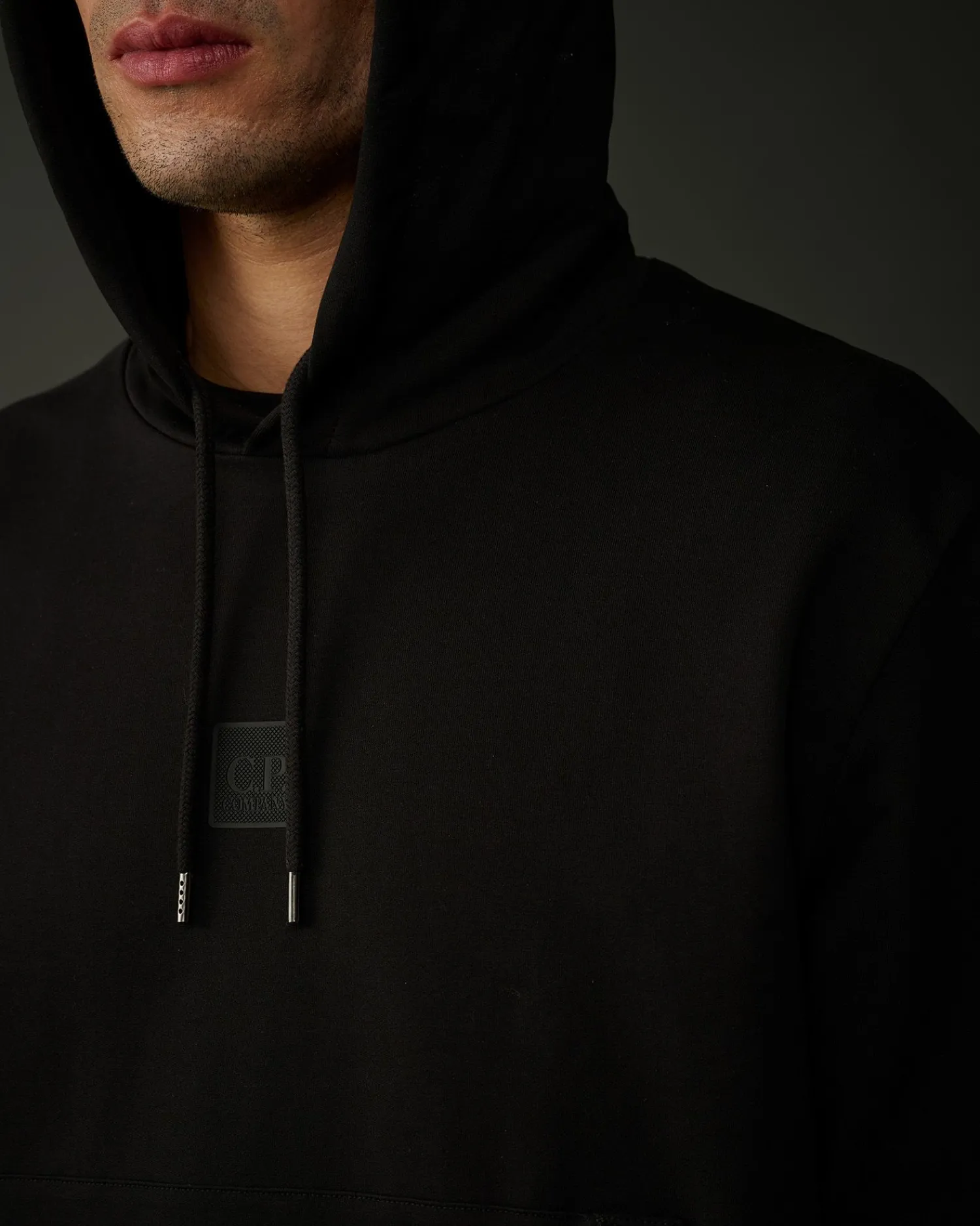Online C.P. Company Metropolis Series Stretch Fleece Haettetroje Turbulens-Gra