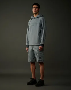 Shop C.P. Company Metropolis Series Stretch Fleece Sweatshirt Med Blandet Lomme Sort