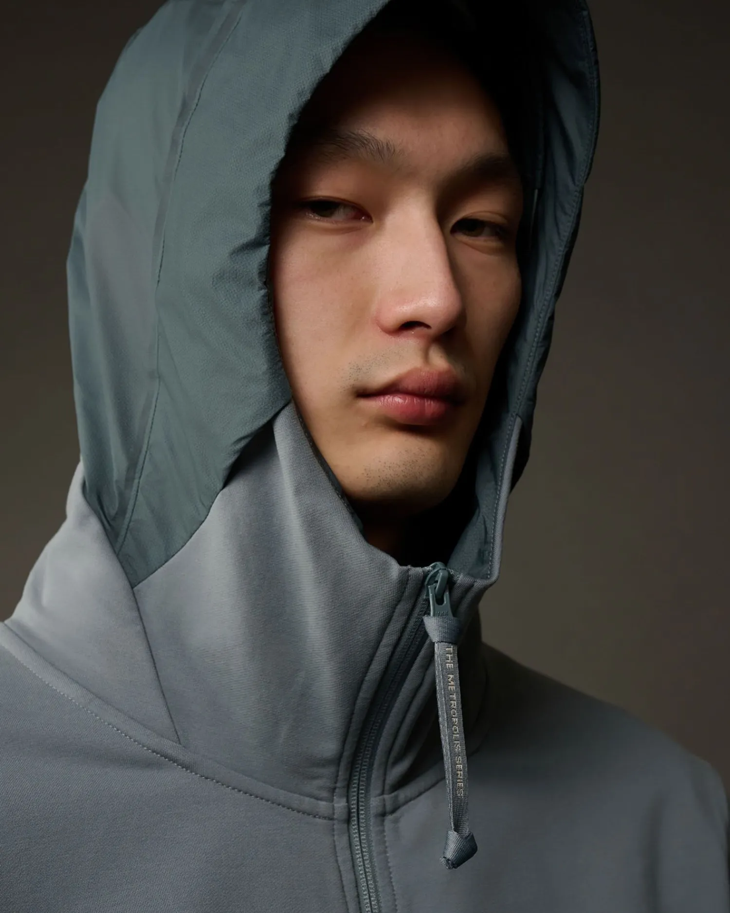 Clearance C.P. Company Metropolis Series Stretch Fleece Grafisk Haettetroje Hvid