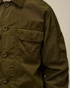 Store C.P. Company Overtrøje I Bomuld/Hor Sort