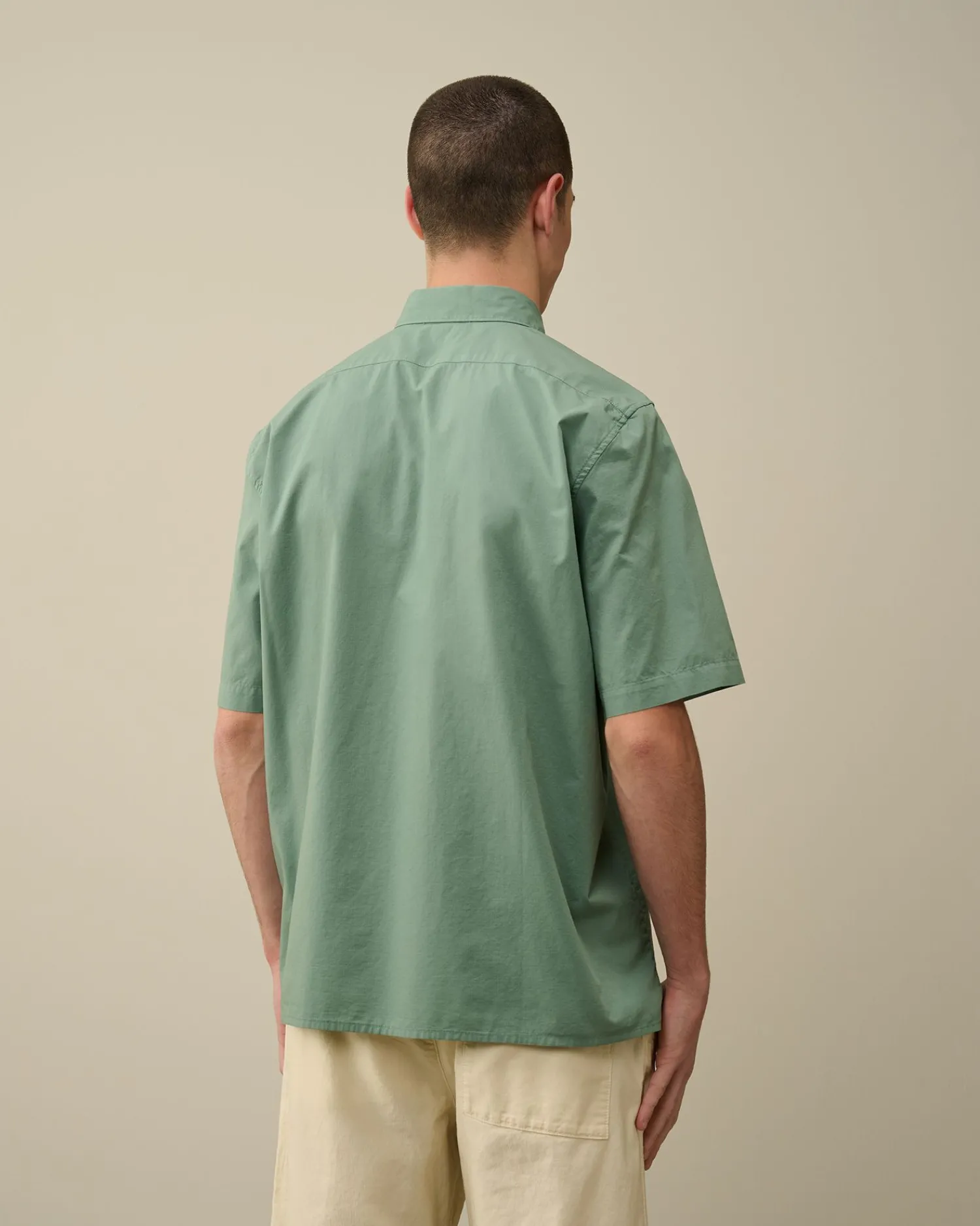 Flash Sale C.P. Company Popeline Baja Print Skjorte Sort