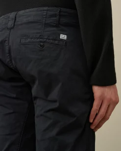 Shop C.P. Company Regular Cargo Bukser I Bomuld/Hor Total Eclipse-Blue