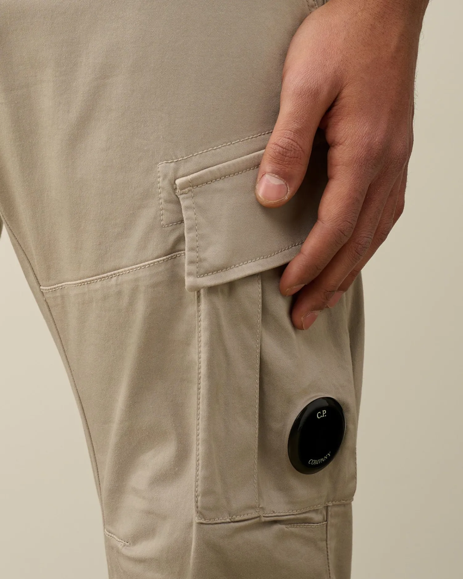 Cheap C.P. Company Rip-Stop Loose Utility Cargo Pants Sort