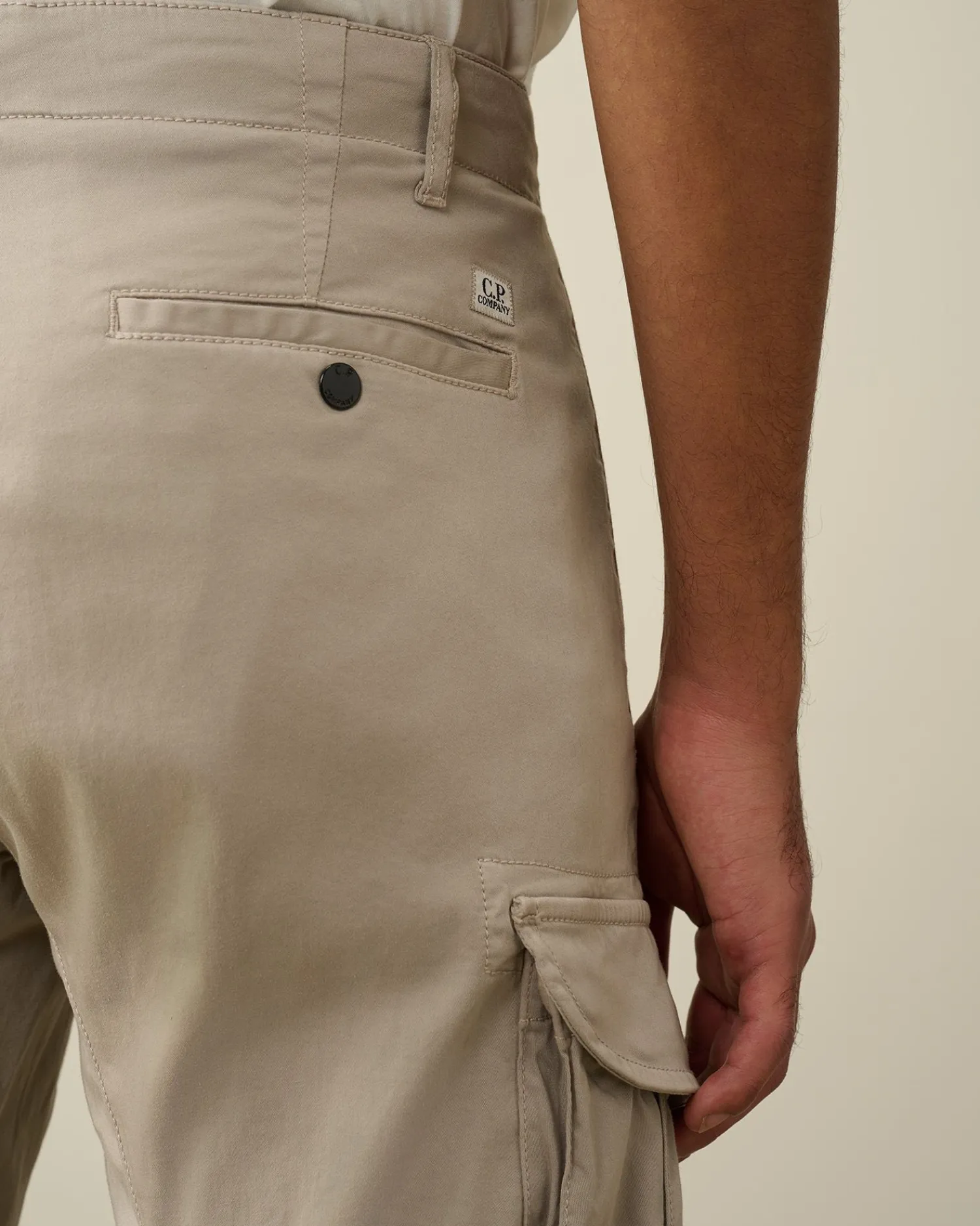 Cheap C.P. Company Rip-Stop Loose Utility Cargo Pants Sort