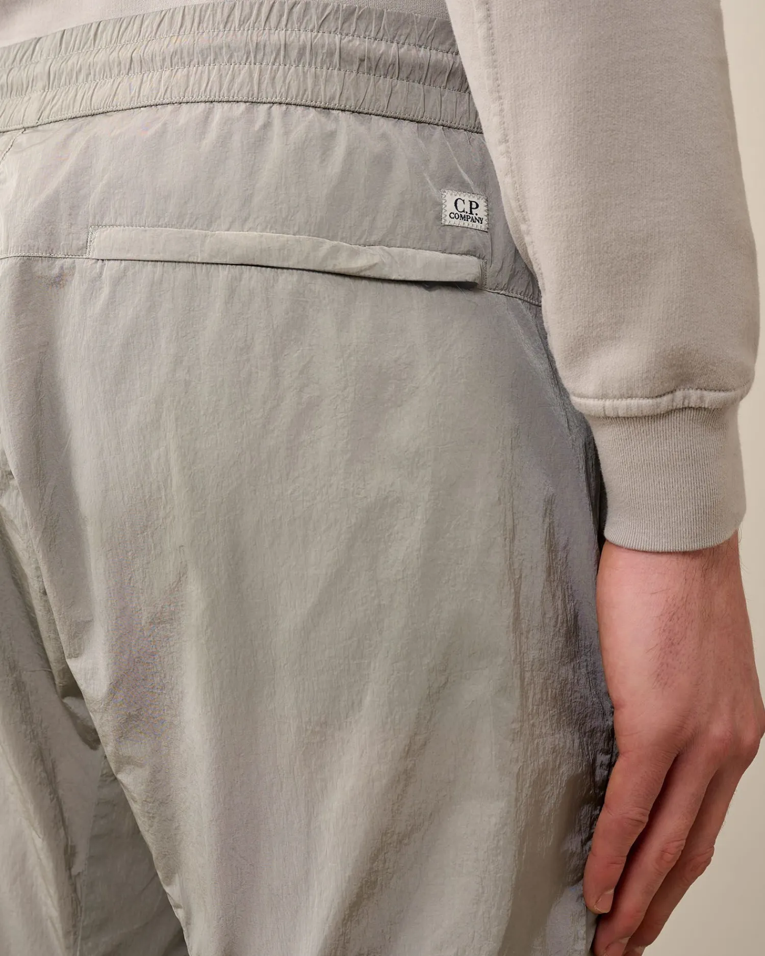 Best C.P. Company Rip-Stop Loose Utility Cargo Pants Stovregn Gra