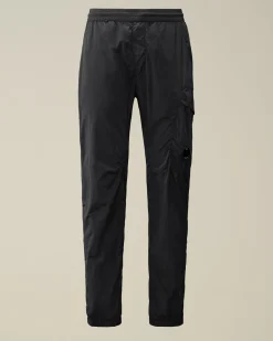 Shop C.P. Company Straek Satin Ergonomisk Logo Cargo Bukser Ivy Gron