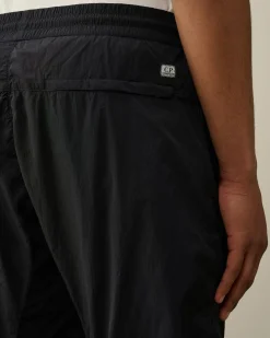 Shop C.P. Company Straek Satin Ergonomisk Logo Cargo Bukser Ivy Gron
