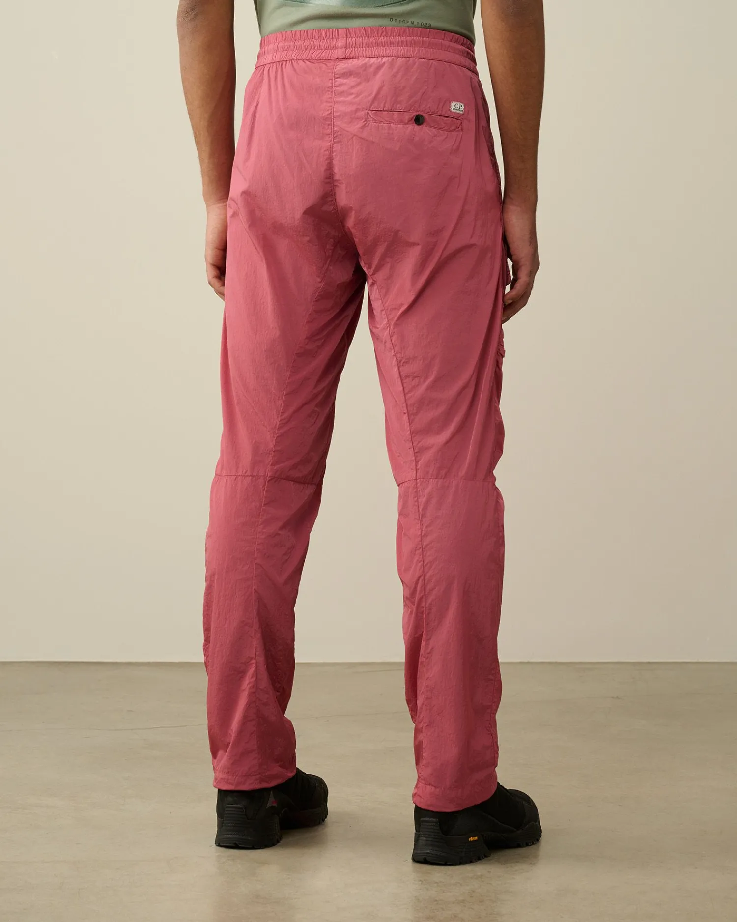 New C.P. Company Straek Satin Ergonomiske Cargobukser Ged-Gra