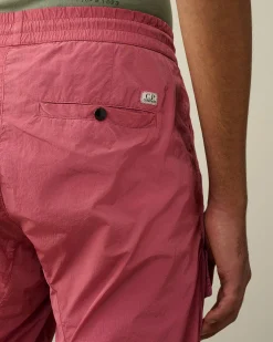 New C.P. Company Straek Satin Ergonomiske Cargobukser Ged-Gra