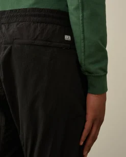 New C.P. Company Straek Satin Loose Cargo Bukser Pistacie Shell-Beige