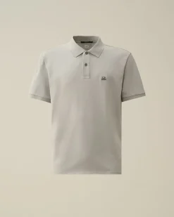 Best Sale C.P. Company Stretch Piquet Slim Polo Shirt Rod Knop
