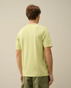 Online C.P. Company Stretch Piquet Slim Polo Shirt Gaze Hvid
