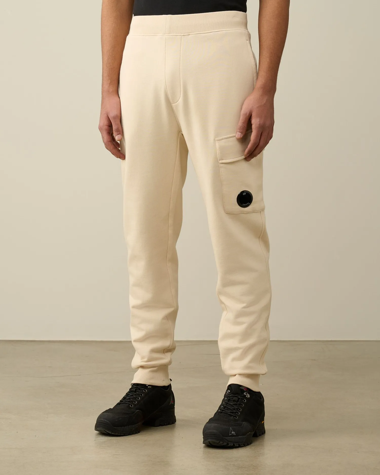 Discount C.P. Company Stretch Satin Cargo Shorts Blaek Bla