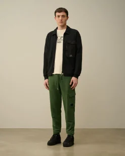 Sale C.P. Company Stretch Satin Cargo Shorts Ivy Gron