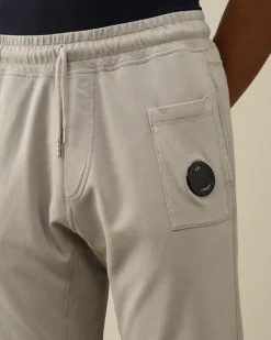 Best Sale C.P. Company Stretch Satin Cargo Shorts Gaze Hvid