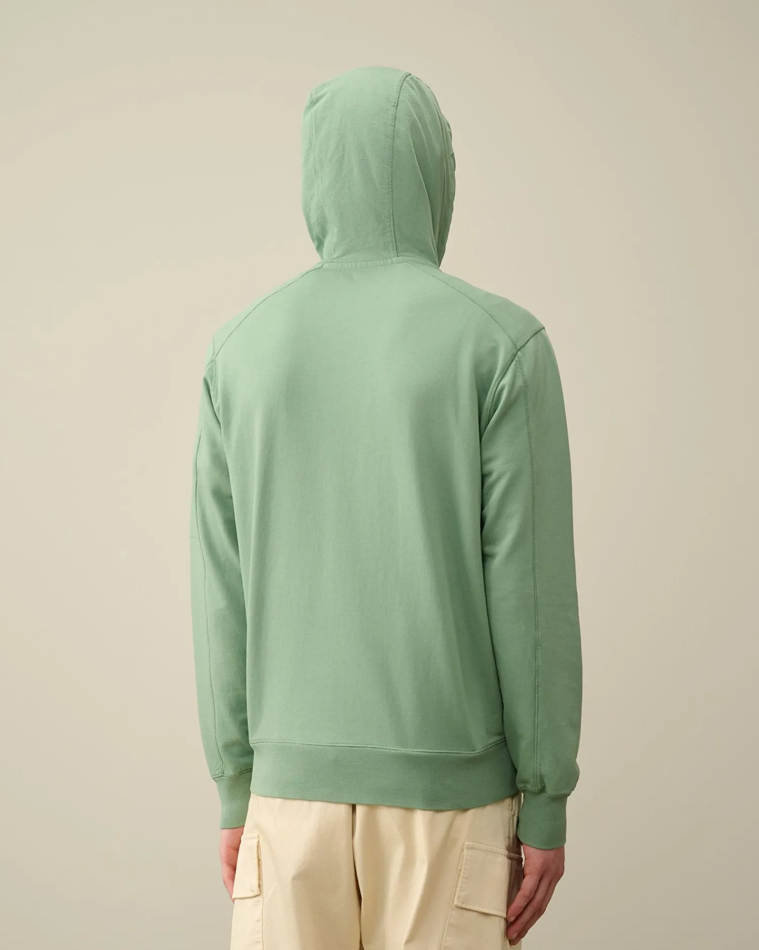 Flash Sale C.P. Company Sweatshirt I Bomuldsfleece Med Lynlas Sort